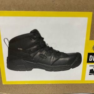 Keen Men’s Detroit XT + Waterproof Boot (Carbon Fiber Toe) - Black